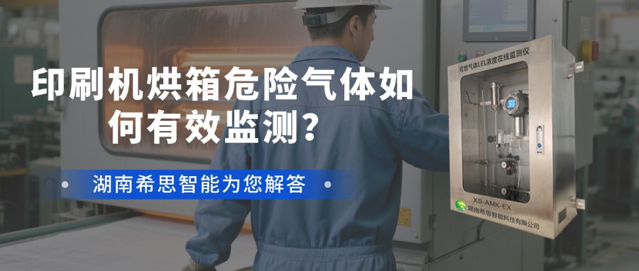 希思智能印刷機(jī)組烘箱內(nèi)可燃?xì)怏wLEL在線監(jiān)測系統(tǒng)解析